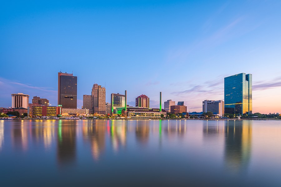 View of Toledo, Ohio